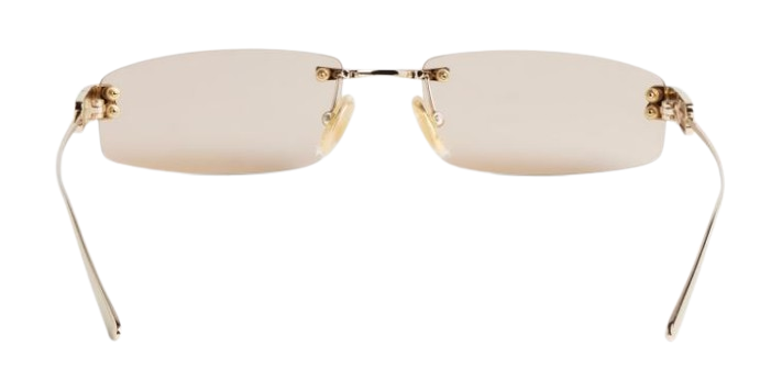 Balenciaga Sunglasses Gold/brown