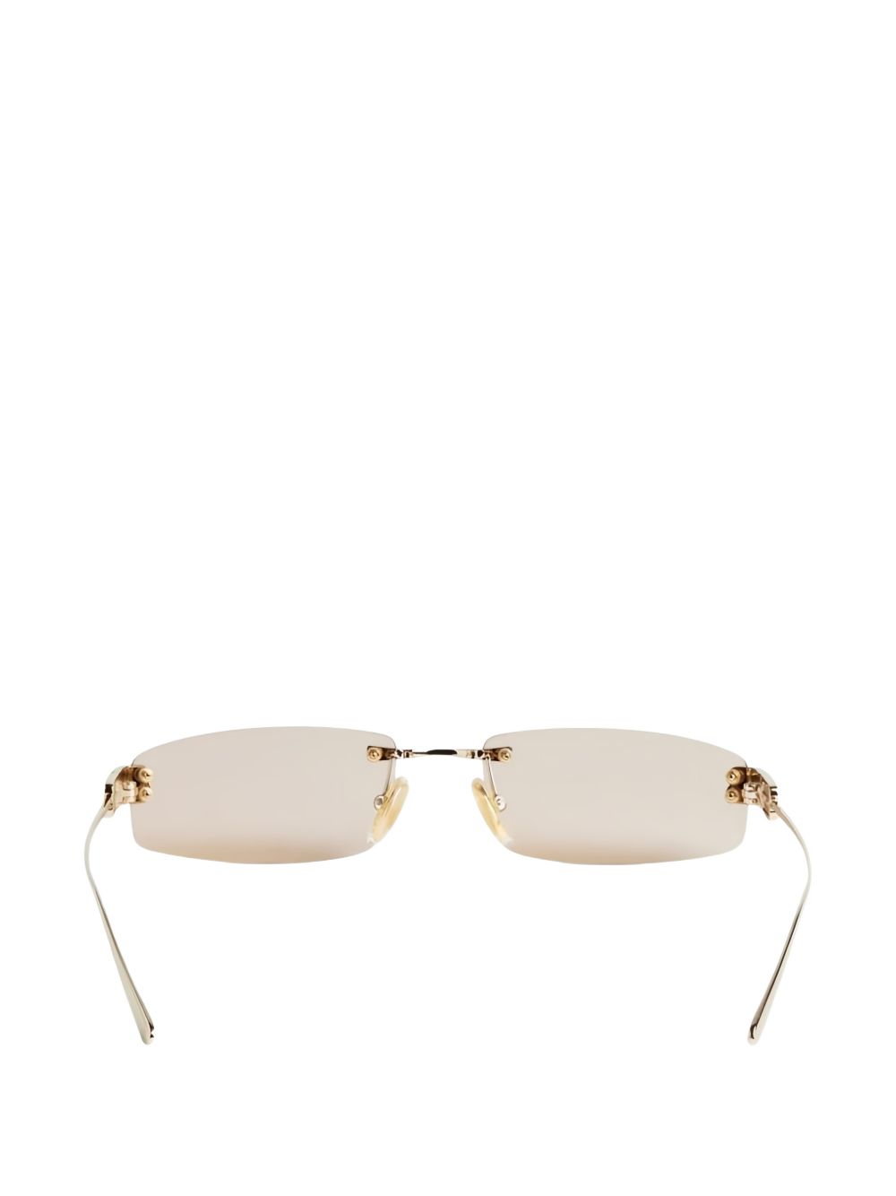 Balenciaga Sunglasses Gold/brown