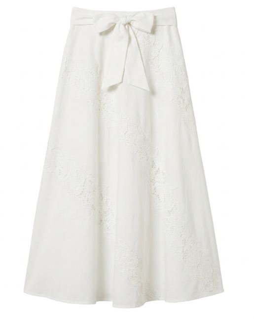 Twin-Set Skirts Bianco Ottico