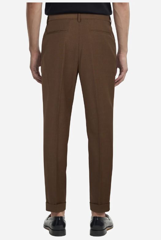 Devore Trousers Marrone