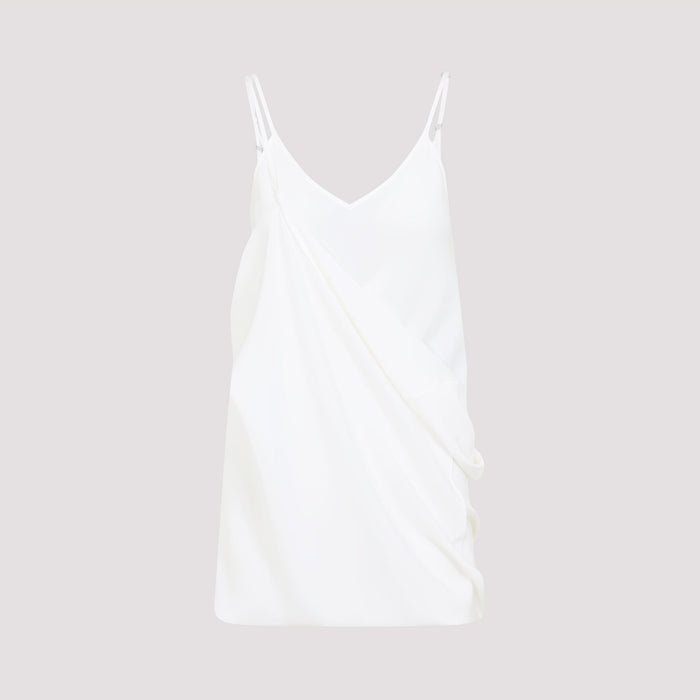 Long Dresses White Silk