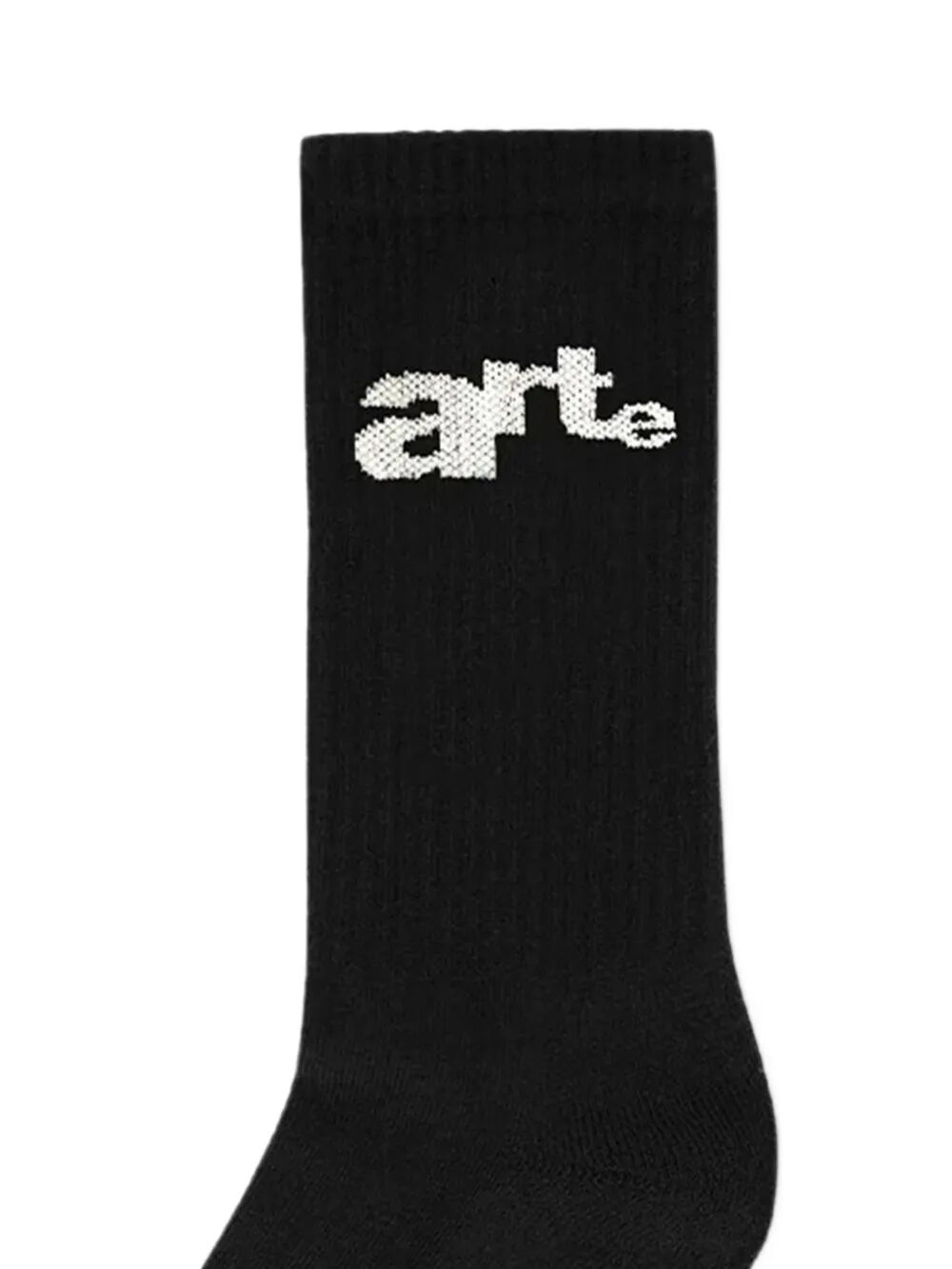 Big Logo Socks Black Cotton