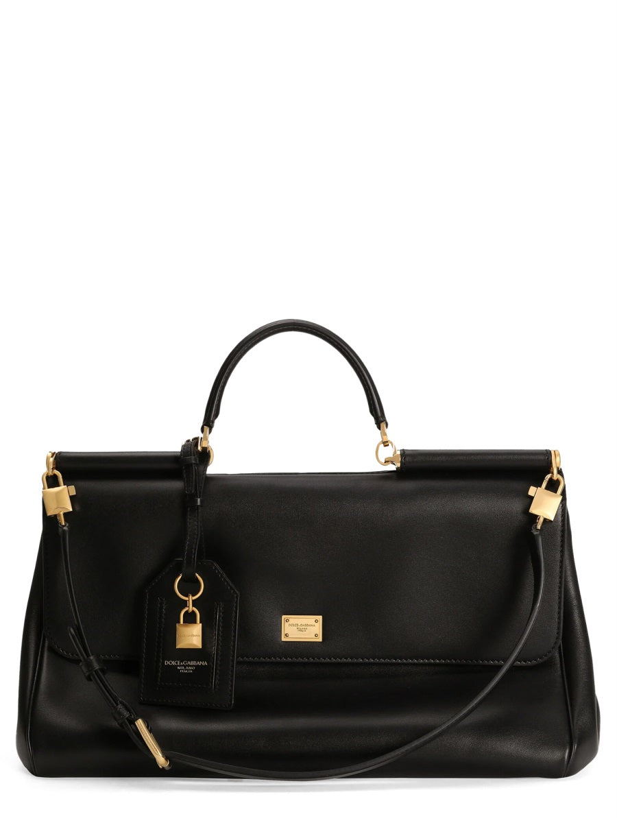 My Sicily Handbag Black Leather Handbags
