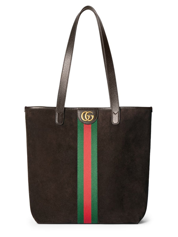 Shoulder Bag Ophidia Dark Brown Calf Skin