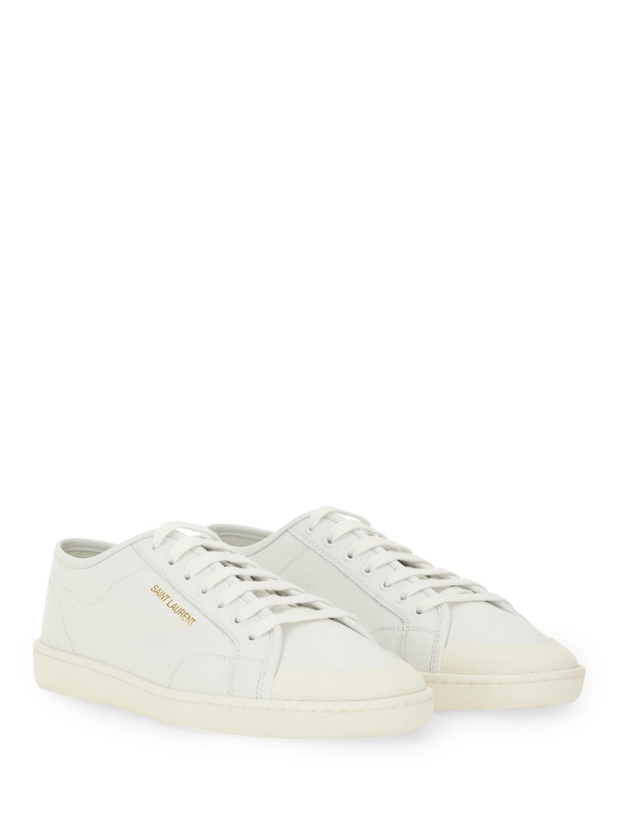 Sneakers Gym White Leather Calf Trainers