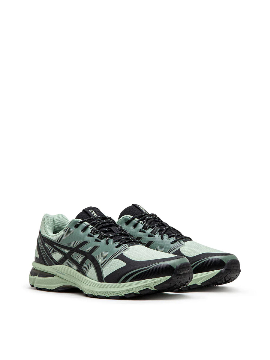 Asics Textile mesh upper sneaker in green