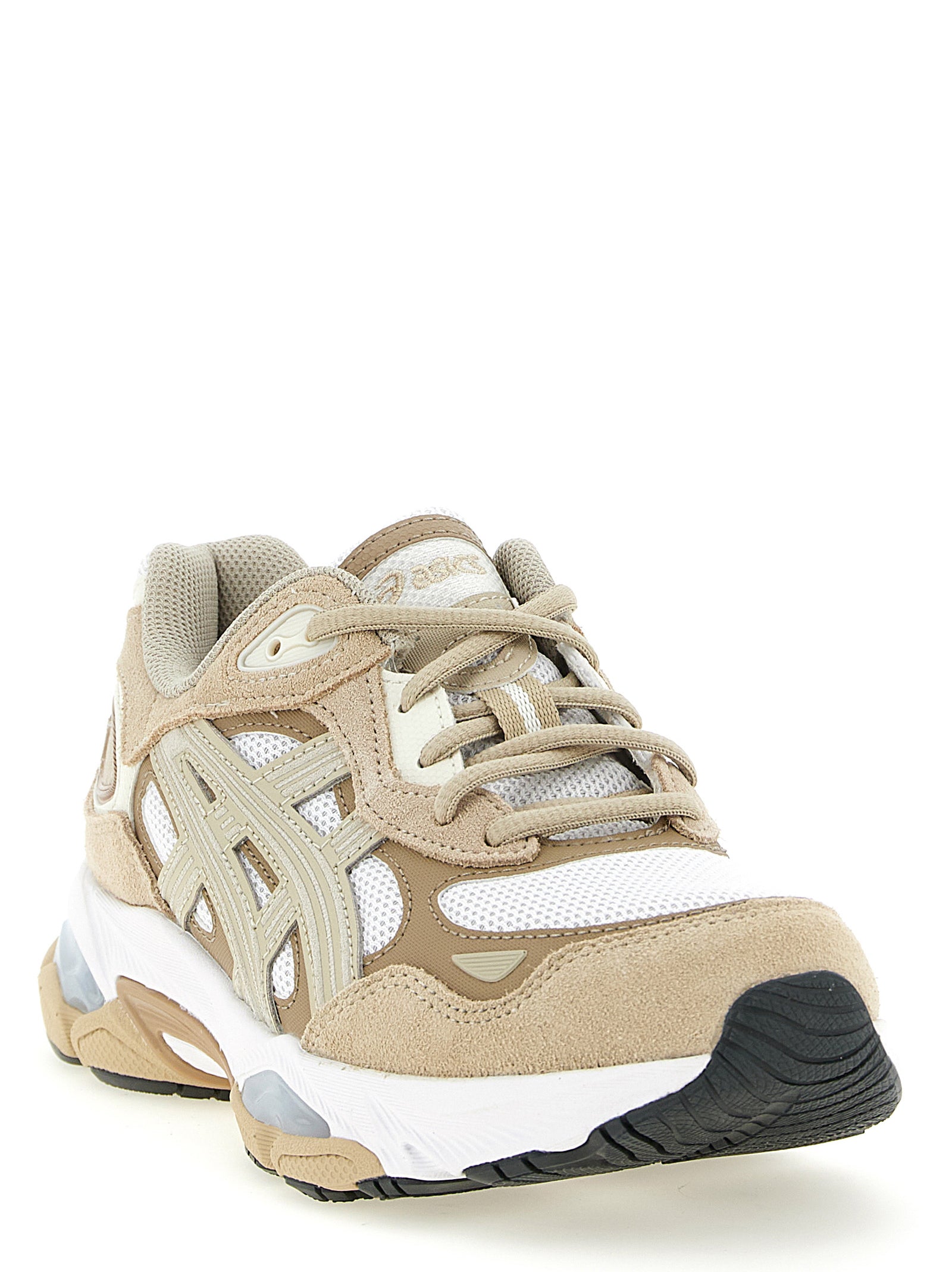 Gel-Nyc 2.0 Sneakers Beige Calfskin Leather (bos Taurus)