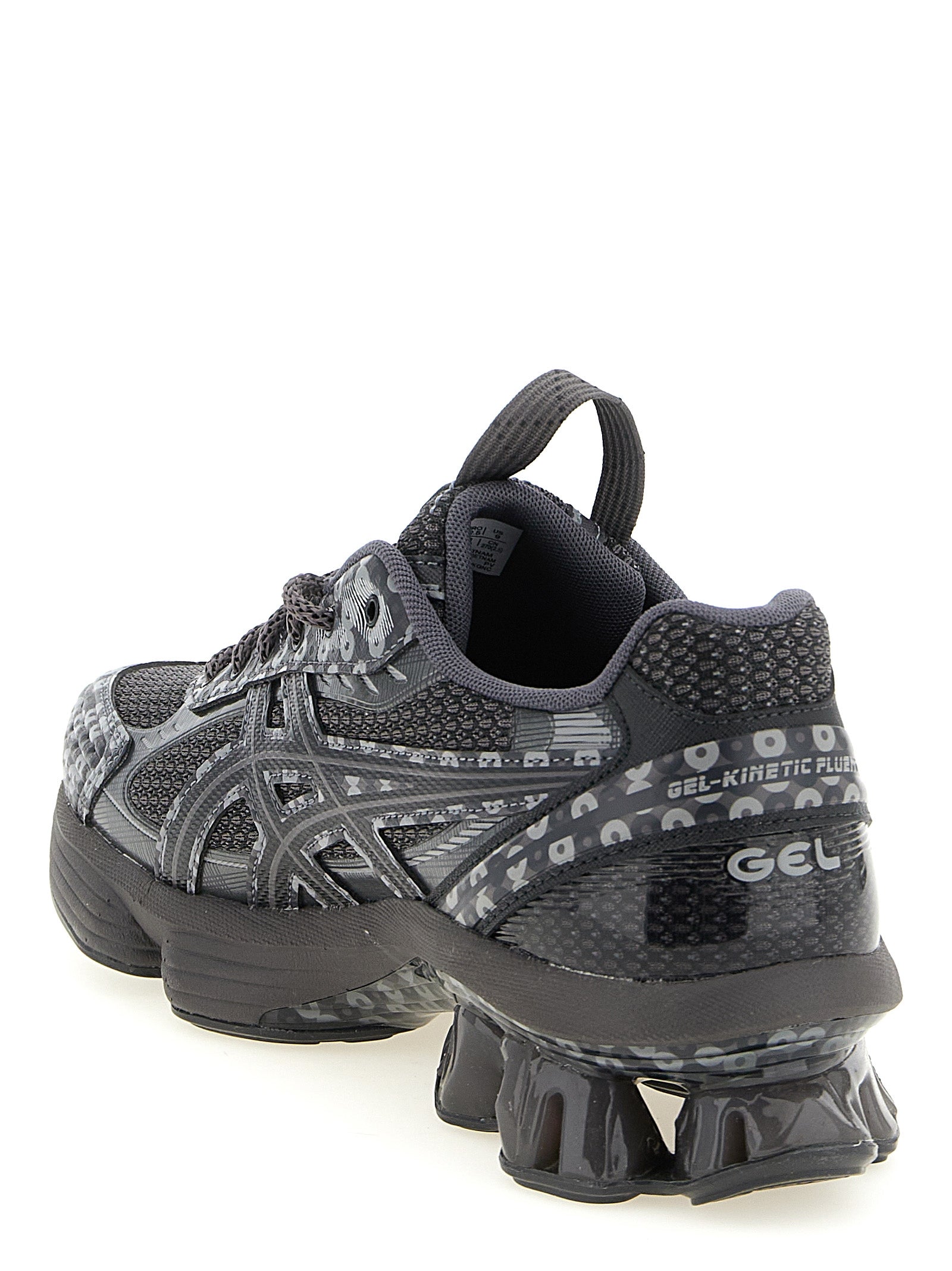 Us7-S Gel-Kinetic Fluent Sneakers Gray Synthetic Leather