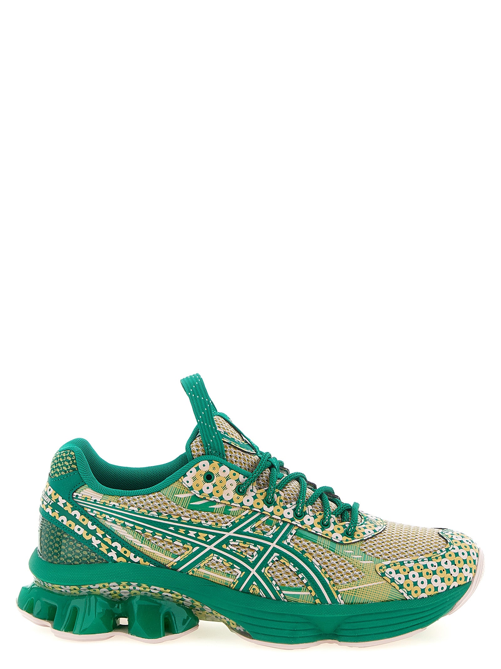 Us7-S Gel-Kinetic Fluent Sneakers Green Synthetic Leather