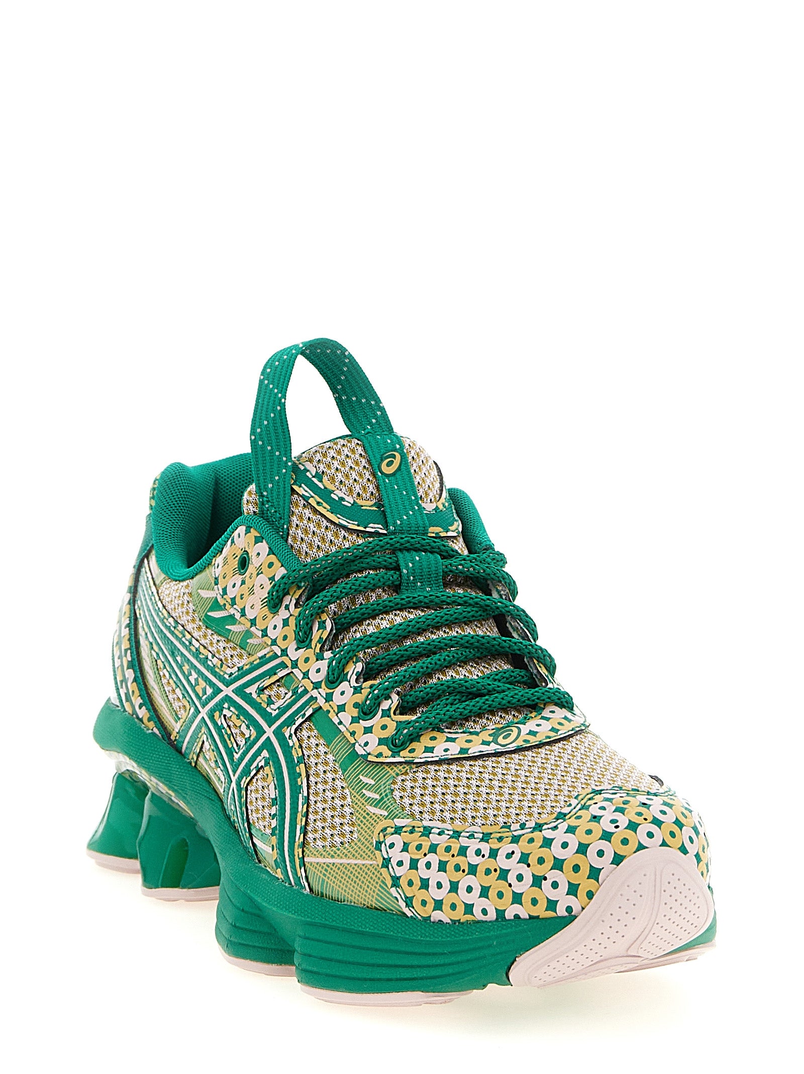 Us7-S Gel-Kinetic Fluent Sneakers Green Synthetic Leather