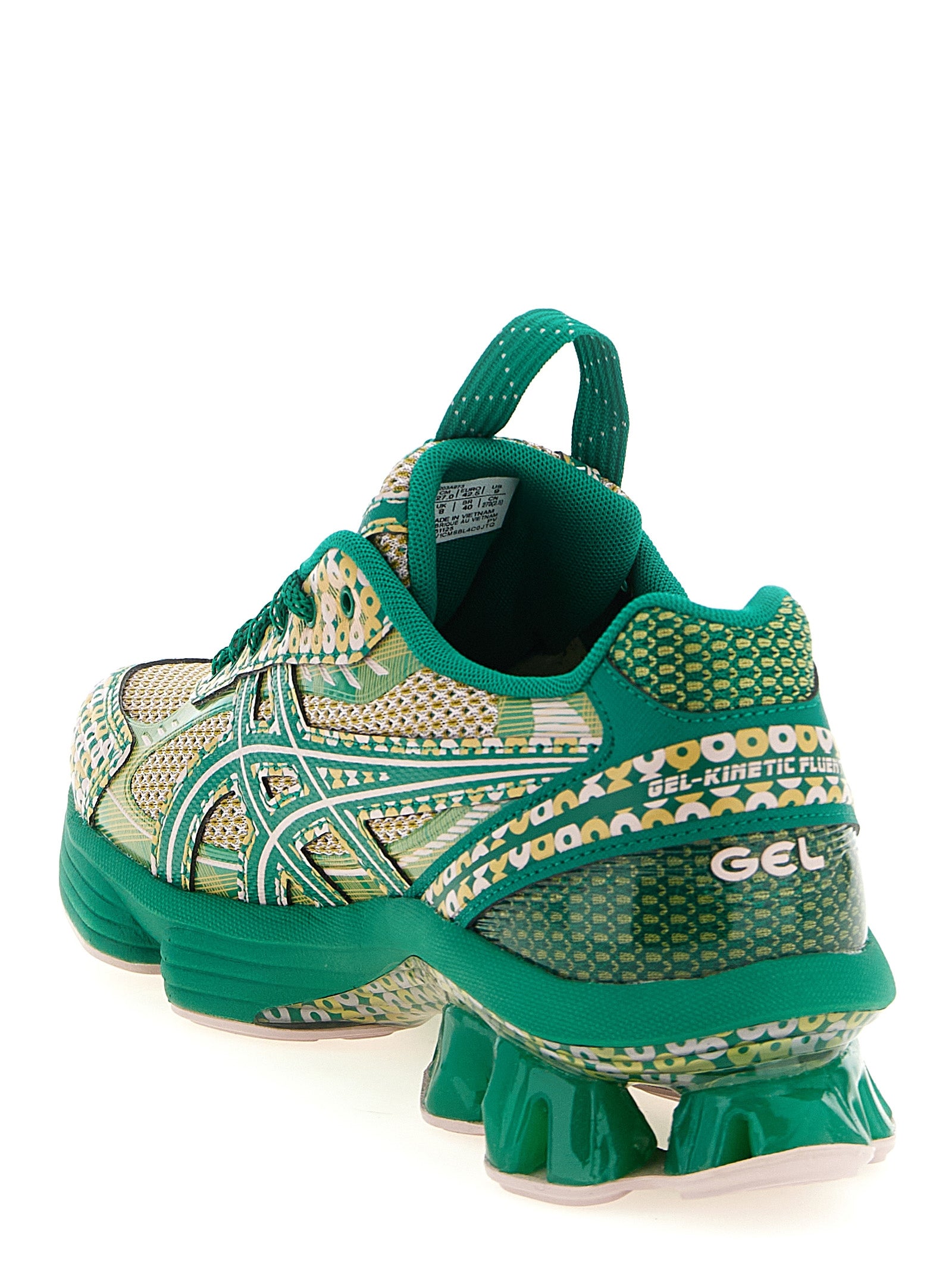 Us7-S Gel-Kinetic Fluent Sneakers Green Synthetic Leather
