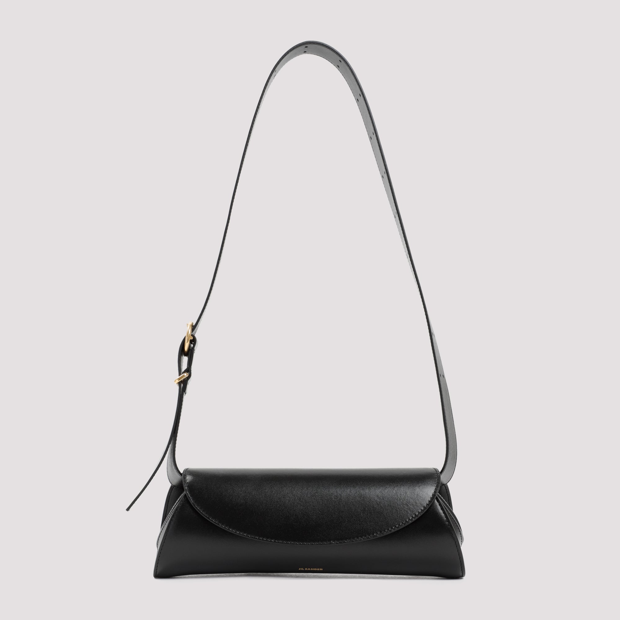 Cannolo Bag Black Calf Leather