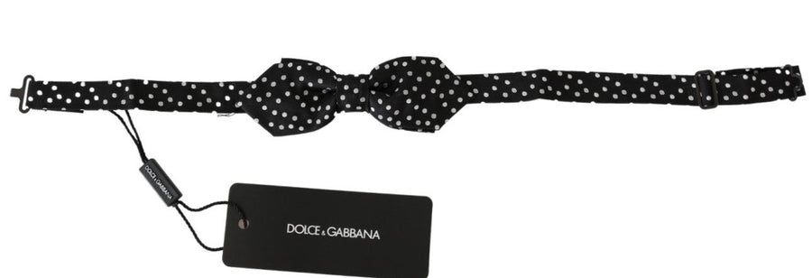 Dolce & Gabbana 100% silk bow tie in black