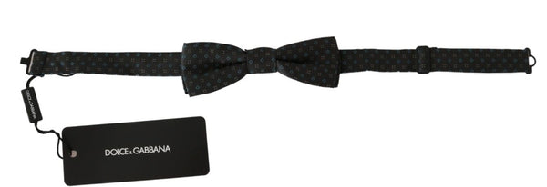 Dolce & Gabbana 100% Silk bow tie in gray