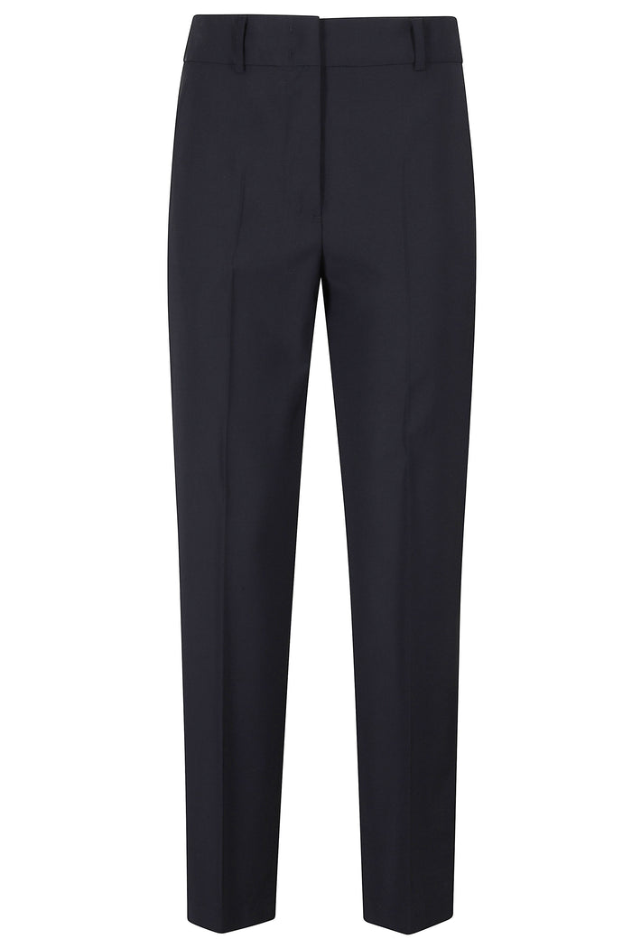 Pantalone Blue Lana Vergine Elastan Pantaloni