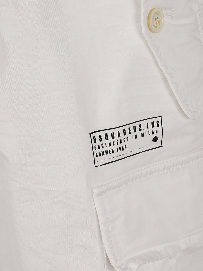 Short Pants White Co Ea Pantaloni
