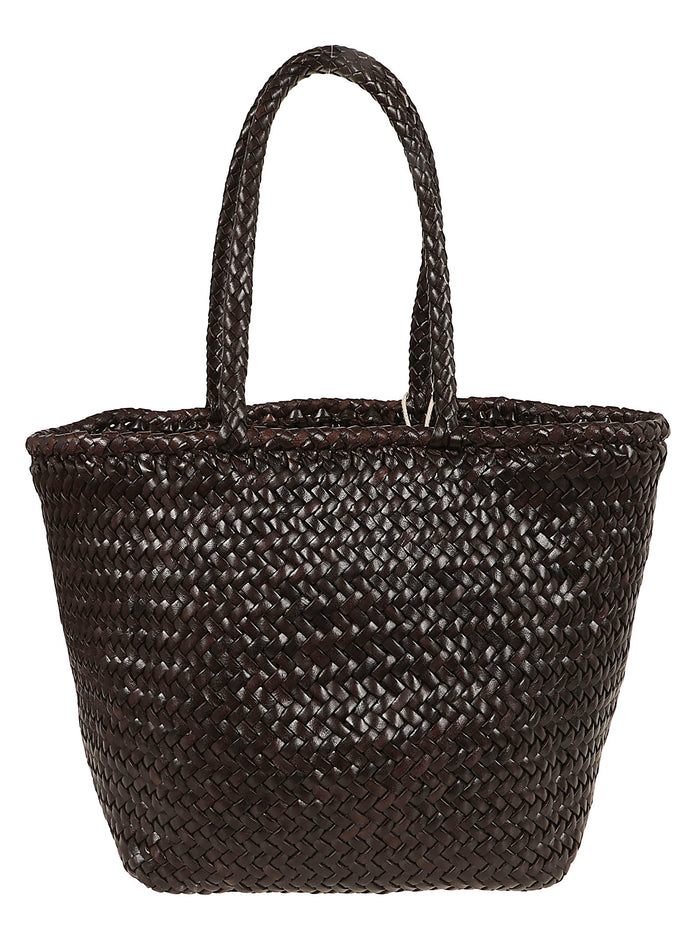Grace Basket Small Diagonal 2x Jump 37x25x17 Cm Brown Calf Leather Borsa