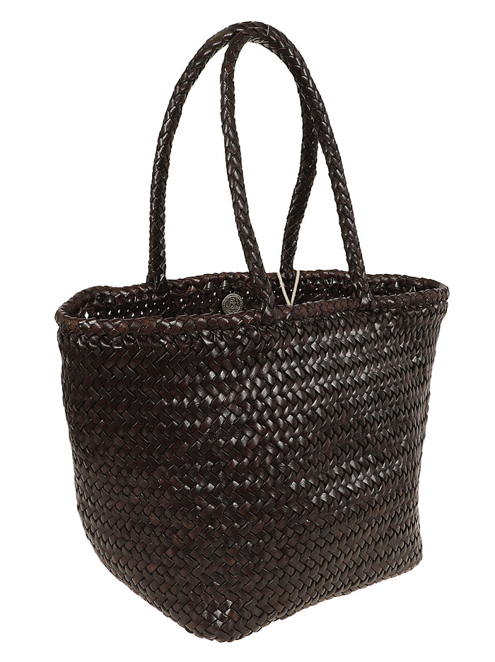 Grace Basket Small Diagonal 2x Jump 37x25x17 Cm Brown Calf Leather Borsa