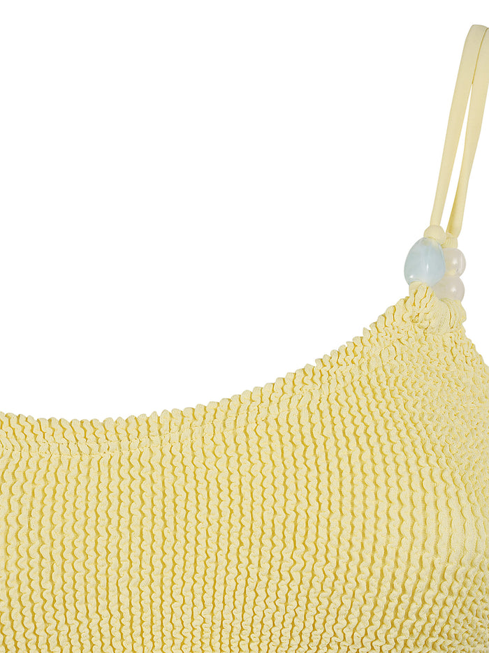 Cassie Beaded Bikini Nude & Neutrals Polyamide Elastane Costume