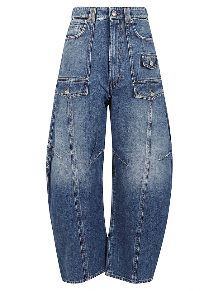 Pantalone Denim Violino Blue Cotone Jean