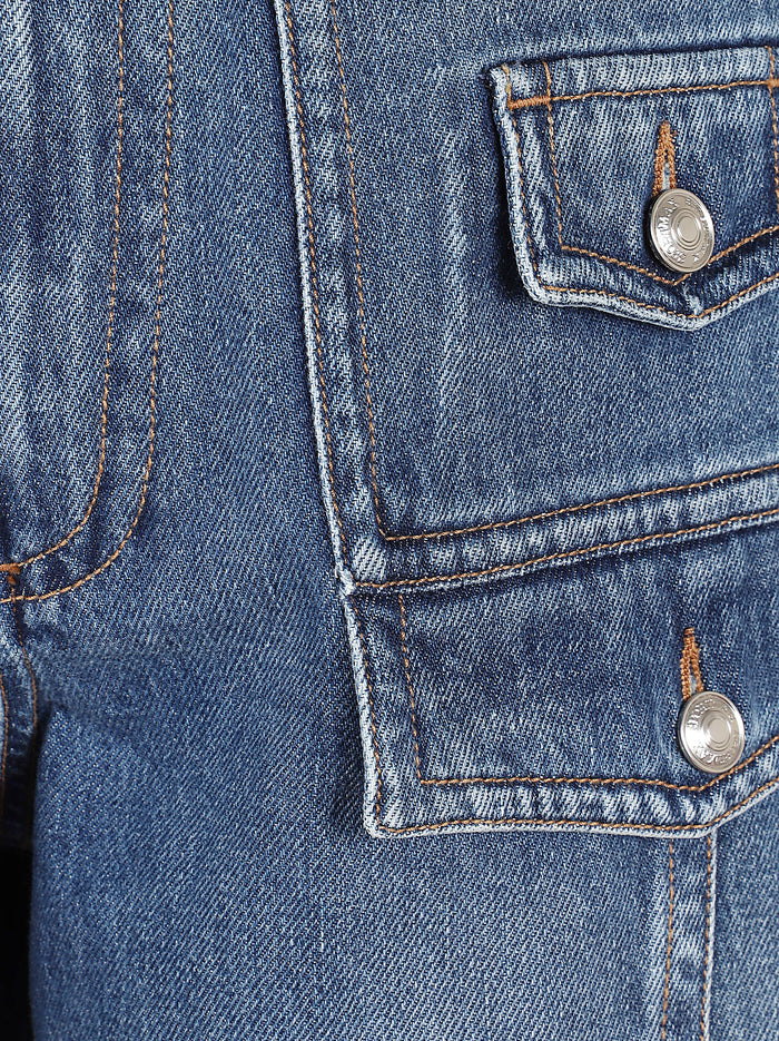Pantalone Denim Violino Blue Cotone Jean