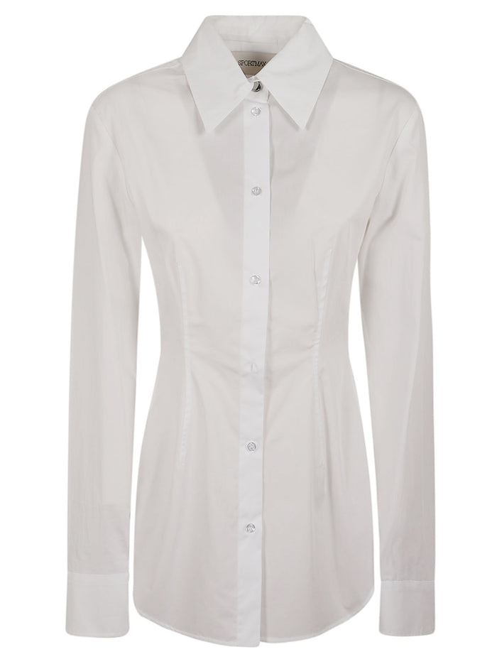 Casacca Piacere White Cotone Camicia