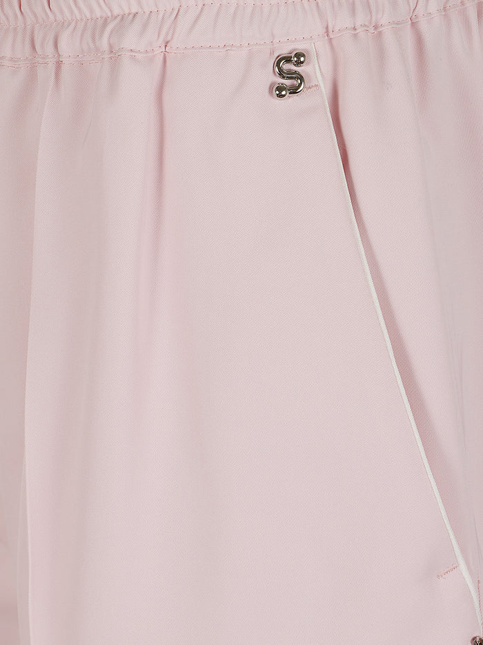Pantalone Corto Crespo Pink & Purple Viscosa Short