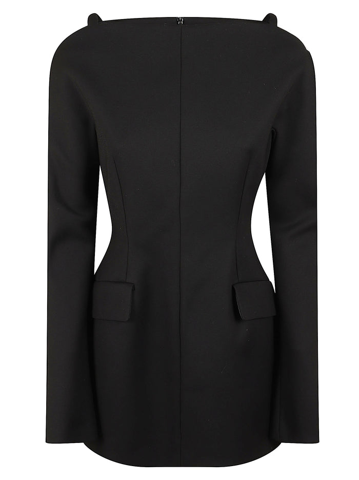 Abito Cut Out Spalla Angus Black Poliammide