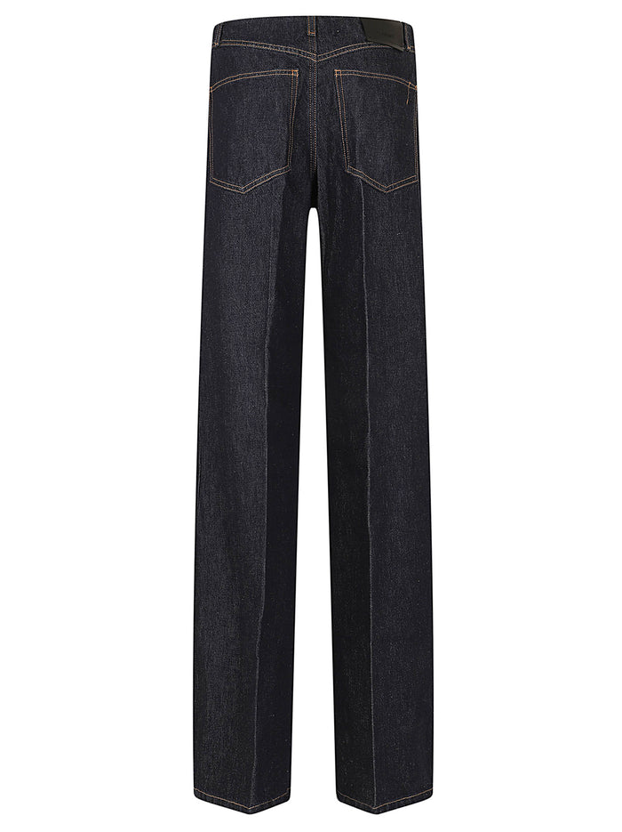 Pantalone Denim Ora Blue Cotone Jean
