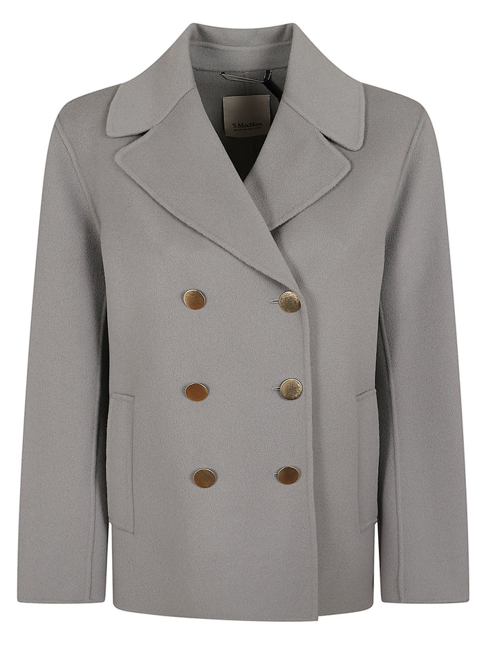 Giacca Bottoni Oro Margot Blue Lana Vergine Ovis Aries