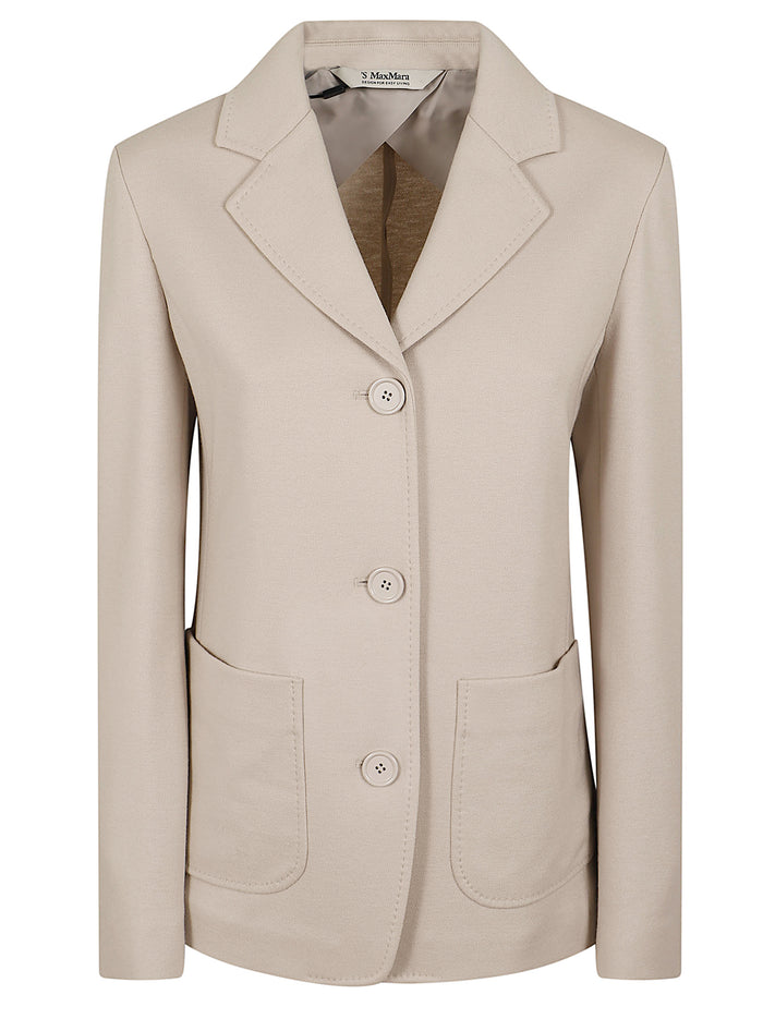 Giacca Jersey Monopetto Fata White Lana Ovis Aries