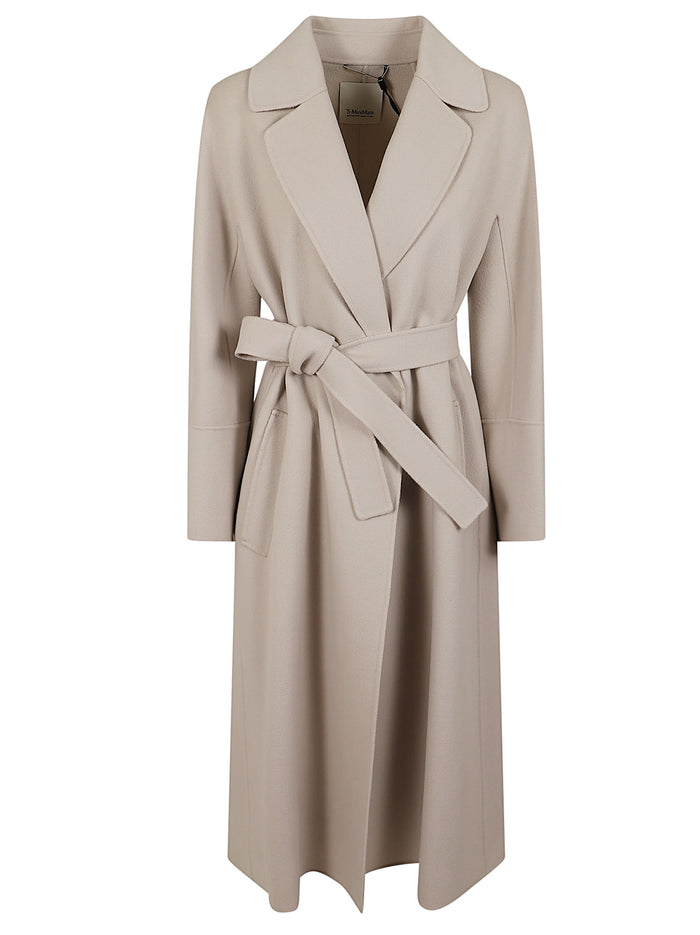 Cappotto Lungo Elisa Brown Lana Vergine Ovis Aries