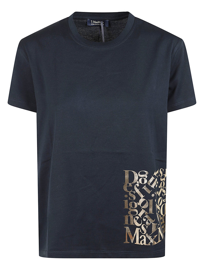 T-Shirt Edile Blue Cotone