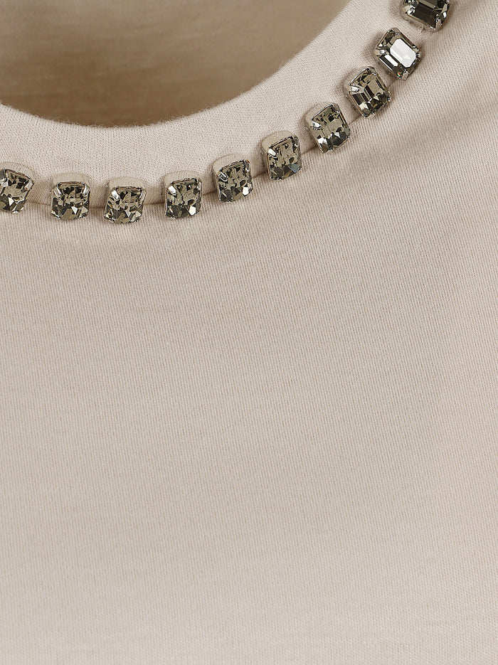 T-Shirt Bingo Nude & Neutrals Cotone