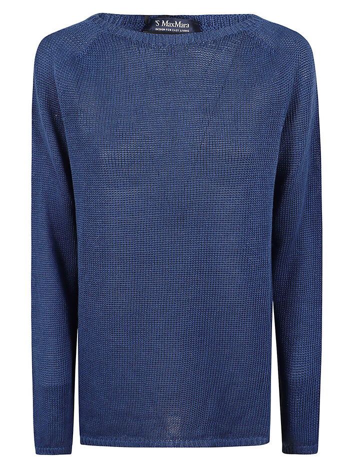Maglia-Canottiera-Top Giolino Blue Lino