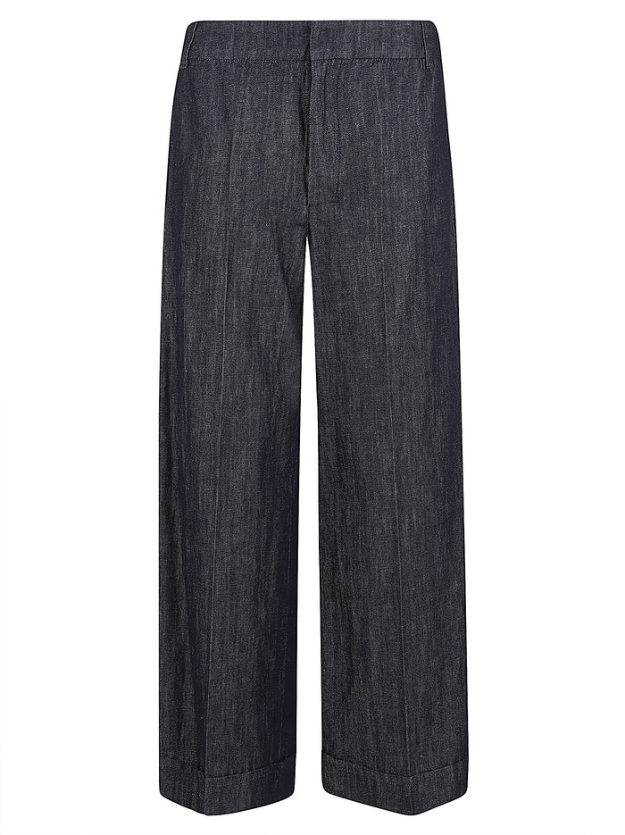 Pantalone Denim Melodia Blue Cotone Jean