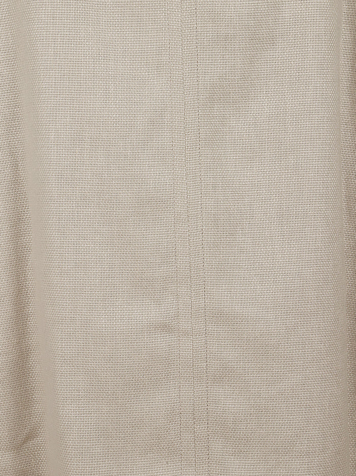 Gonna Fiocchi White Lino