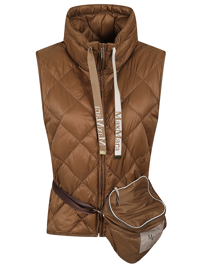 Imbottito Smanicato Tregic Brown Poliammide Cappotto