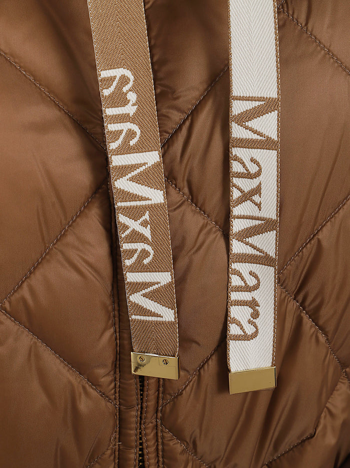 Imbottito Smanicato Tregic Brown Poliammide Cappotto