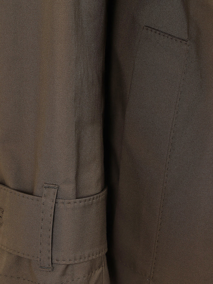 Impermeabile Corto Mtczeno Green Cotone Cappotto