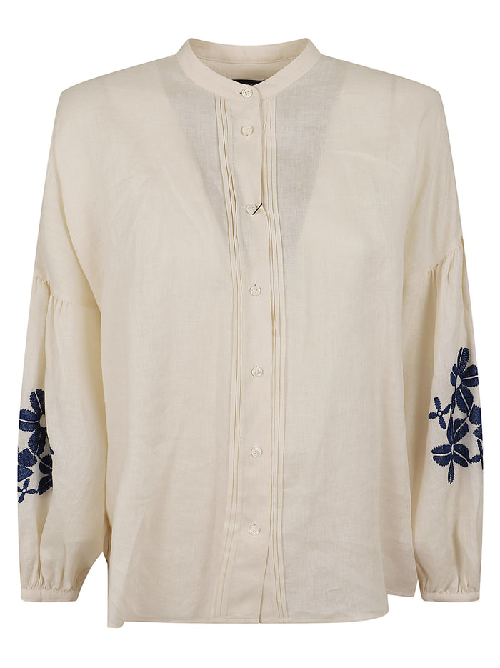 Tela Puro Lino Leggera Nude & Neutrals Camicia