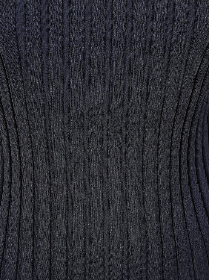 Viscosa Stretch Lucida Blue Top
