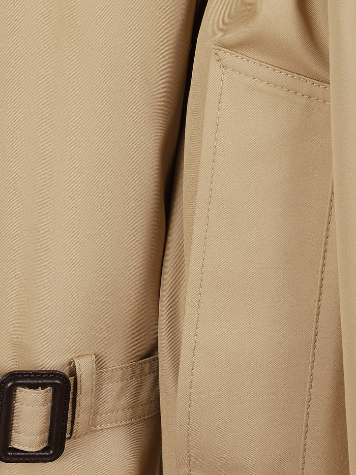 Gabardina Leggera Cotone Poliestere Antigoccia Nude & Neutrals Cappotto