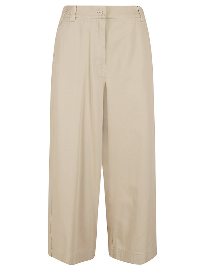 Drill Puro Cotone Lavato Capo Nude & Neutrals Pantaloni