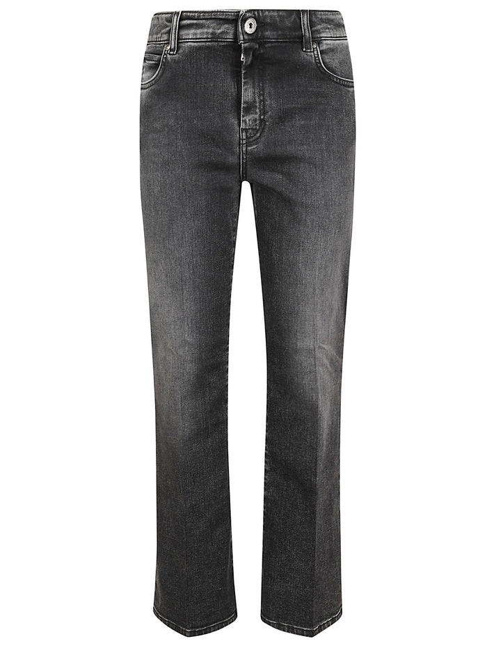 Denim Zolfo-Indaco Co-Pl Monoelastico Trama Black Cotone Jean
