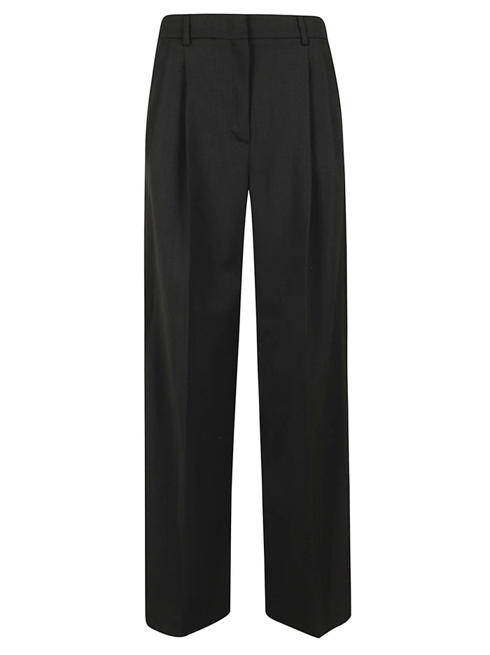 Gabardina Pl-Wv Bistretch Black Poliestere Pantaloni