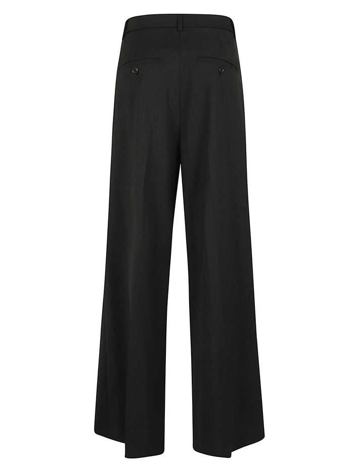 Gabardina Pl-Wv Bistretch Black Poliestere Pantaloni
