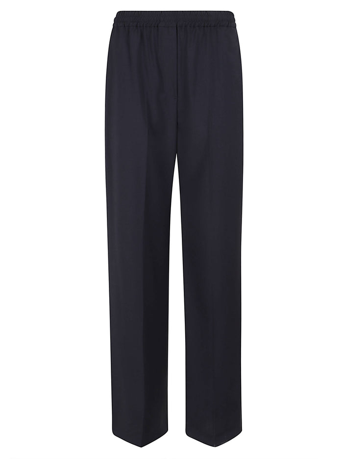 Tela Pura Lana Natural Stretch Trama E Ordito Unita Blue Vergine Ovis Aries Pantaloni