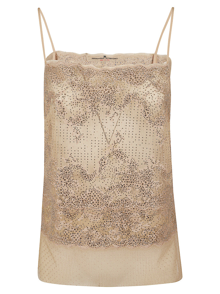 Top With Embroidery Red Pl Pa