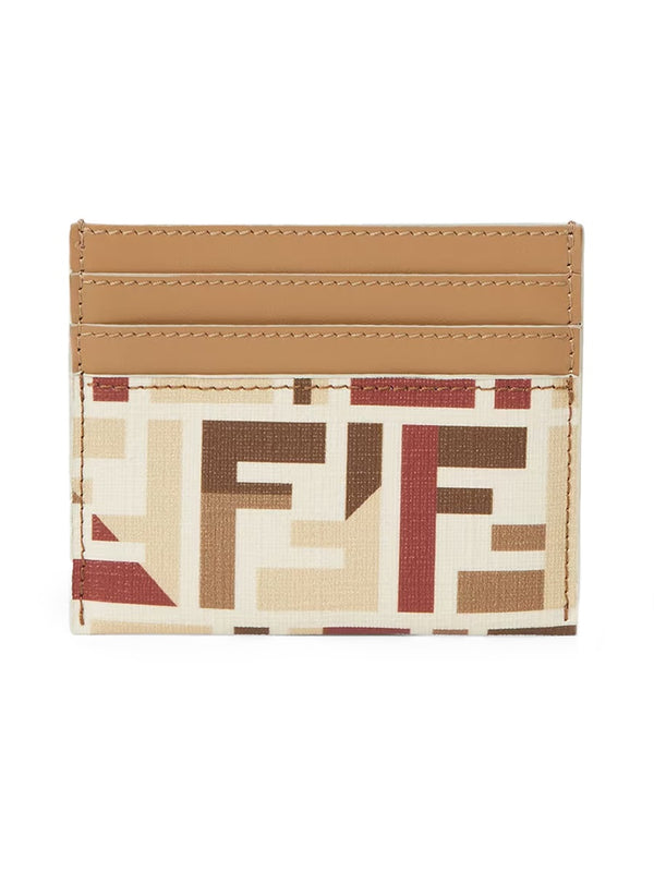 Card Holder Roma Beige Polyurethane Wallets & Purses